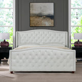 Marcella - Upholstered Shelter Headboard Bed Set by Jennifer Taylor Home | Bel Furniture