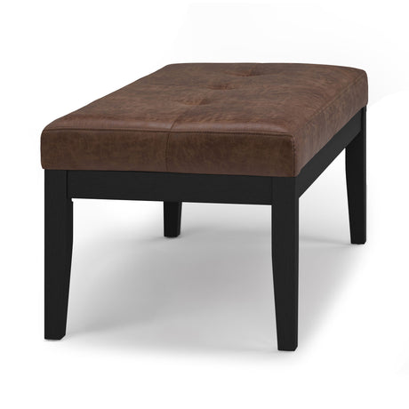 Lacey - Upholstered Tufted Ottoman Bench - view 8