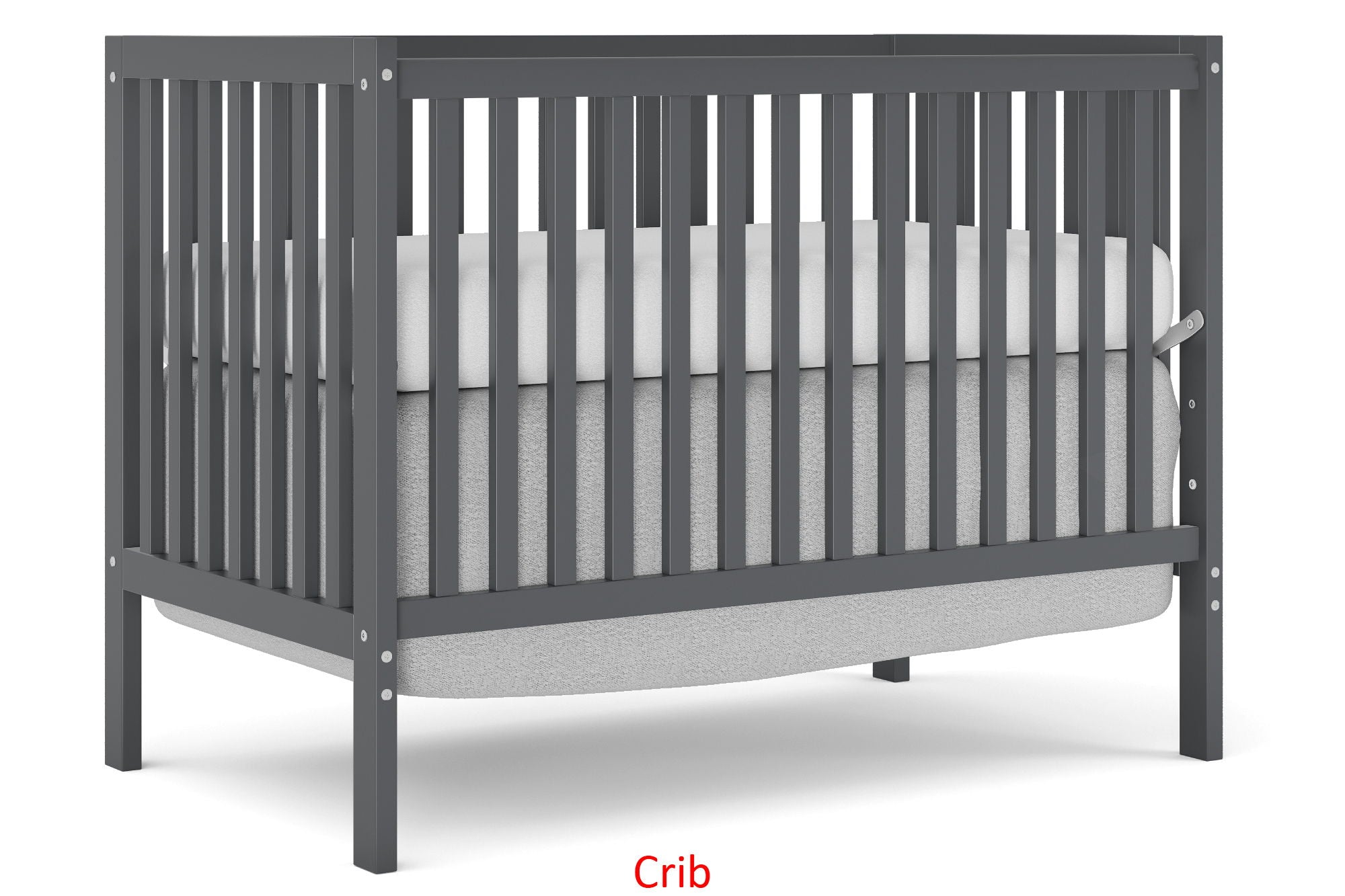 Crib 5 In 1 Convertible, Converts From Baby Crib To Toddler Bed, Fits Standard Full Size Crib Mattress