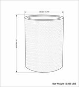 Corbin - Hammered Metal Side Table