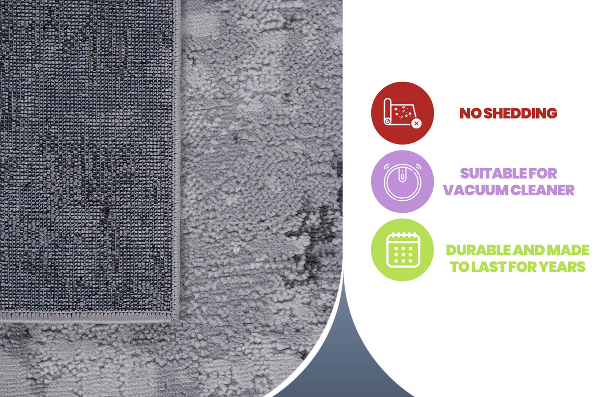 Marfi - 6' X 9' Abstract Area Rug - Ivory / Sand