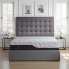 Renew - 11" Cooling Fast Responding Latex Foam Mattress - Gray