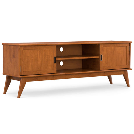 Draper - Handcrafted Mid Century Low TV Media Stand - view 3