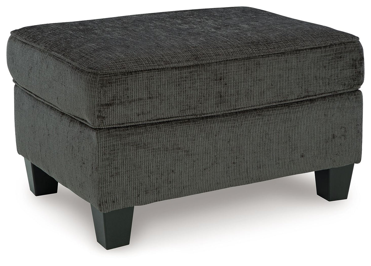 Erinslane - Ottoman Black by Benchcraft® | Bel Furniture