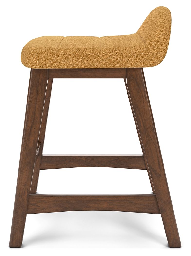 Lyncott - Upholstered Barstool (Set of 2) by Signature Design by Ashley® | Bel Furniture