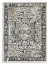 Gregmoore - Area Rug White 5' x 7' by Signature Design by Ashley® | Bel Furniture