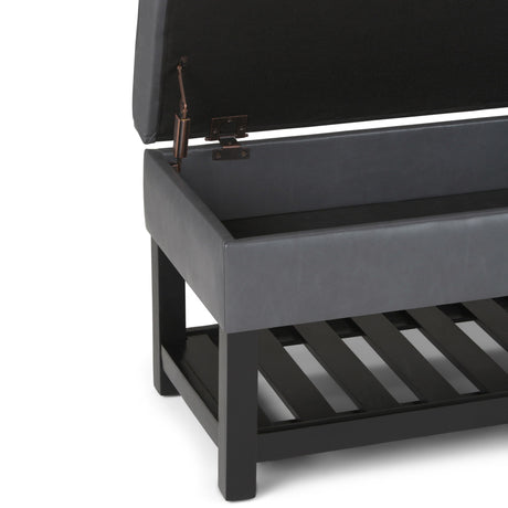 Cosmopolitan - Storage Ottoman Bench With Open Bottom - view 17