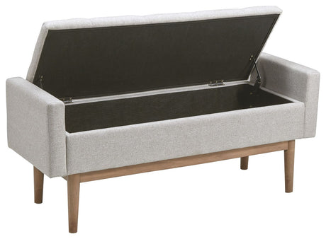 Briarson - Beige / Brown - Storage Bench by Signature Design by Ashley® | Bel Furniture