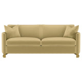 Corliss - Upholstered Arched Arm Sofa by CoasterElevations | Bel Furniture