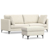 Ava - Mid Century Sofa With Ottoman Set by Simpli-Home | Bel Furniture