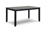 Eloise - 7 Piece Dinette Set - Charcoal / Gray