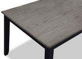 Eloise - 7 Piece Dinette Set - Charcoal / Gray
