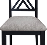 Eloise - 7 Piece Dinette Set - Charcoal / Gray