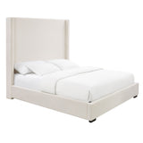 Hampton - Upholstered Platform Bed With Tall Headboard
