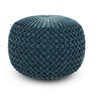Renee - Handcrafted Round Pouf