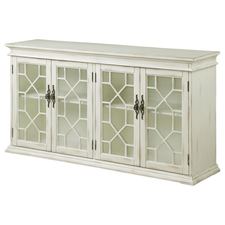 Kiara - Dual Glass Door Accent Cabinet