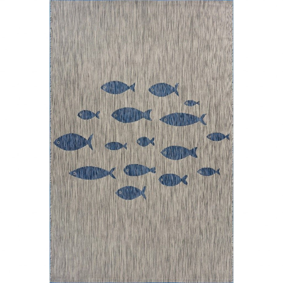 2' X 3' Indoor / Outdoor Area Rug - Gray