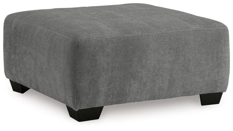 Birkdale Court - Gray - Oversized Accent Ottoman by Benchcraft® | Bel Furniture