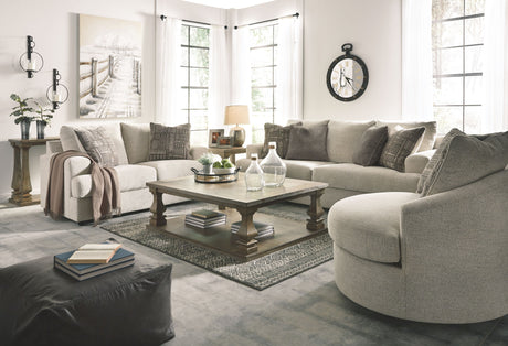 Soletren - Living Room Set Beige 3 Pc. - Sofa, Loveseat, Swivel Accent Chair by Signature Design by Ashley® | Bel Furniture