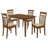 Robles - 5 Piece Rectangular Dining Table Set - Chestnut by CoasterEveryday | Bel Furniture