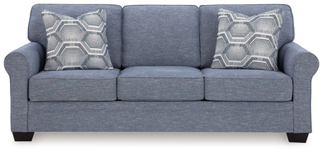 Carissa Manor - Denim - Queen Sofa Sleeper by Benchcraft® | Bel Furniture