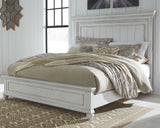 Kanwyn - Panel Bed White King None by Benchcraft® | Bel Furniture
