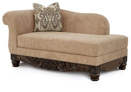 Chelsworth - Golden - RAF Corner Chaise by Signature Design by Ashley® | Bel Furniture