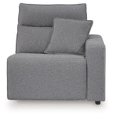 Modmax II - Reclining Sectional - Salt And Pepper