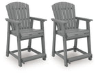 Sanctuary Beach - Barstool (Set of 2) - Dark Gray