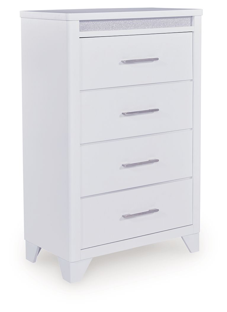 Jarlee - White - Four Drawer Chest by Signature Design by Ashley® | Bel Furniture