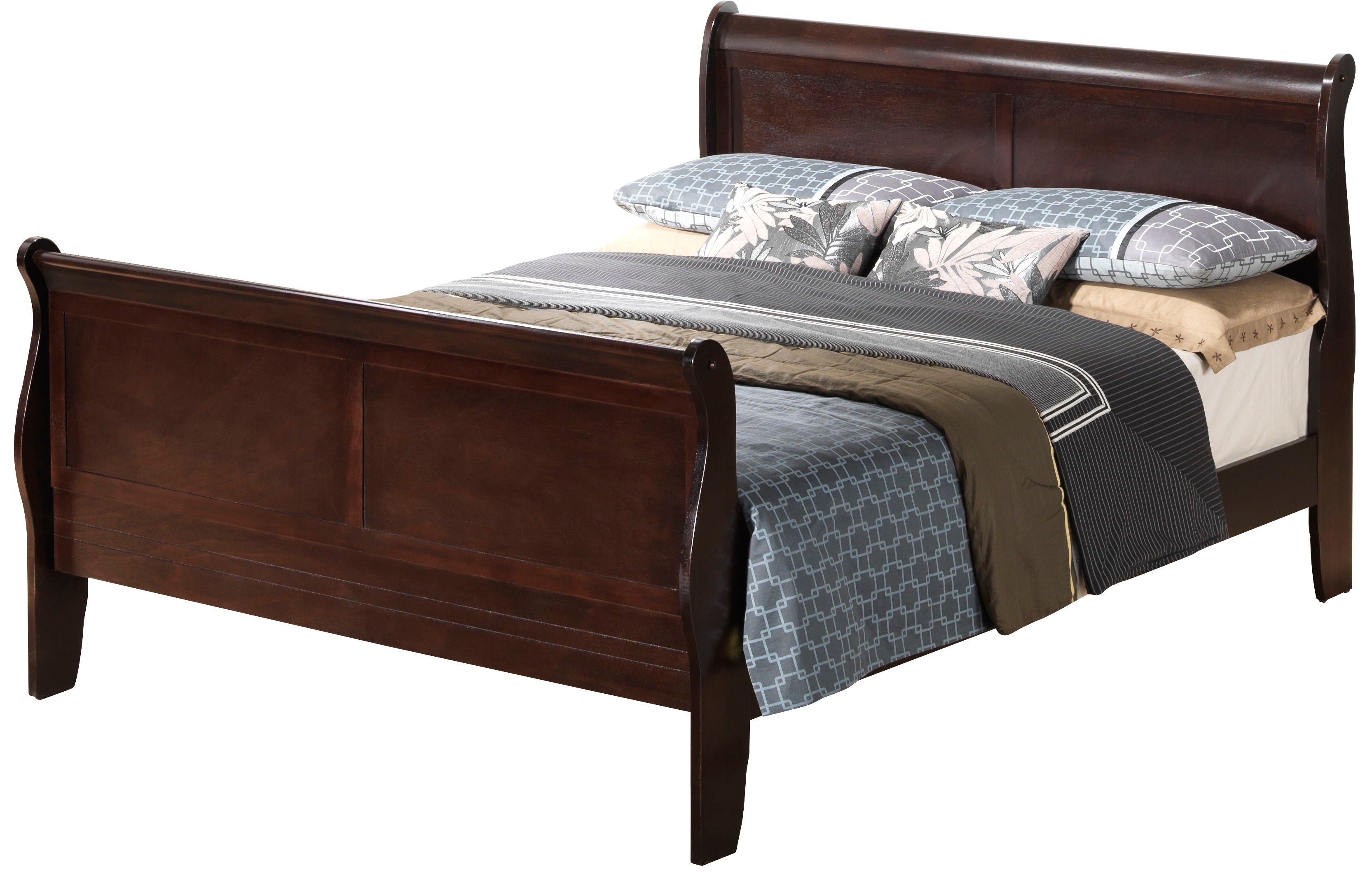 Louis Phillipe - Sleigh Bed