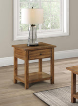Payne - 1 Drawers Wood End Table with Shelf by Coaster Fine Furniture | Bel Furniture