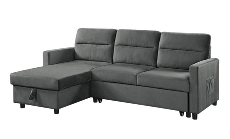 Ivy - Reversible Sleeper Sectional Sofa With Storage Chaise And Side Pocket - view 4