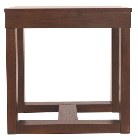 Watson - Dark Brown - Square End Table by Signature Design by Ashley® | Bel Furniture