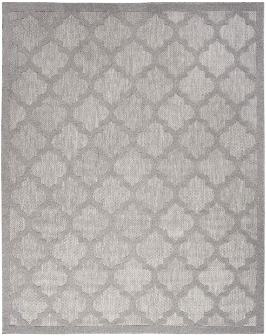 9' X 12' Area Rug Geometric Flatweave - Gray