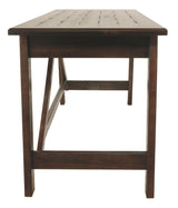 Baldridge - Rustic Brown - Home Office Large Leg Desk by Signature Design by Ashley® | Bel Furniture