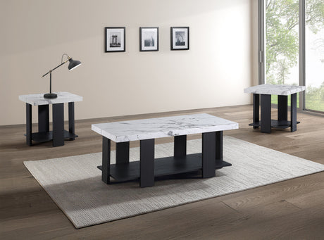 Boris - 3 Piece Cocktail Set Black by Crown Mark | Bel Furniture