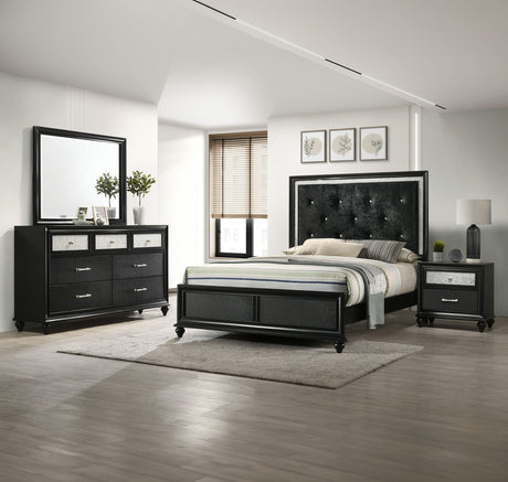 Lila - Bedroom Set Black by Crown Mark | Bel Furniture