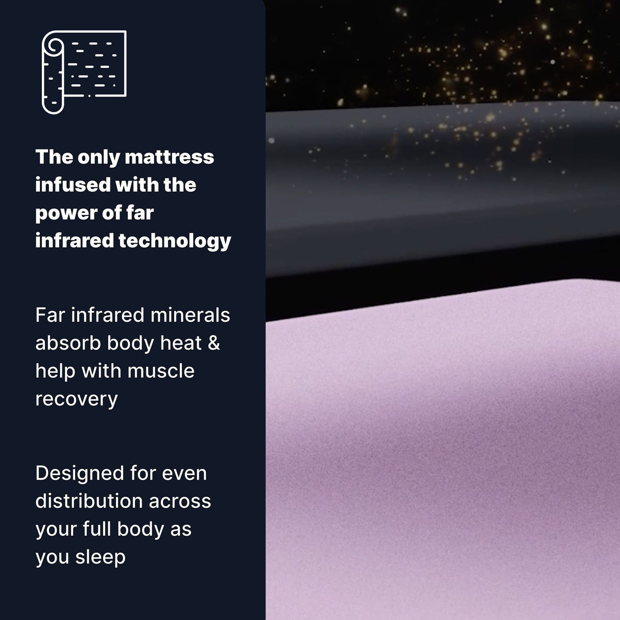 Venus Williams Legend - 12" Foam Mattress Foam With Far Infrared Technology For Cooling And Recovery