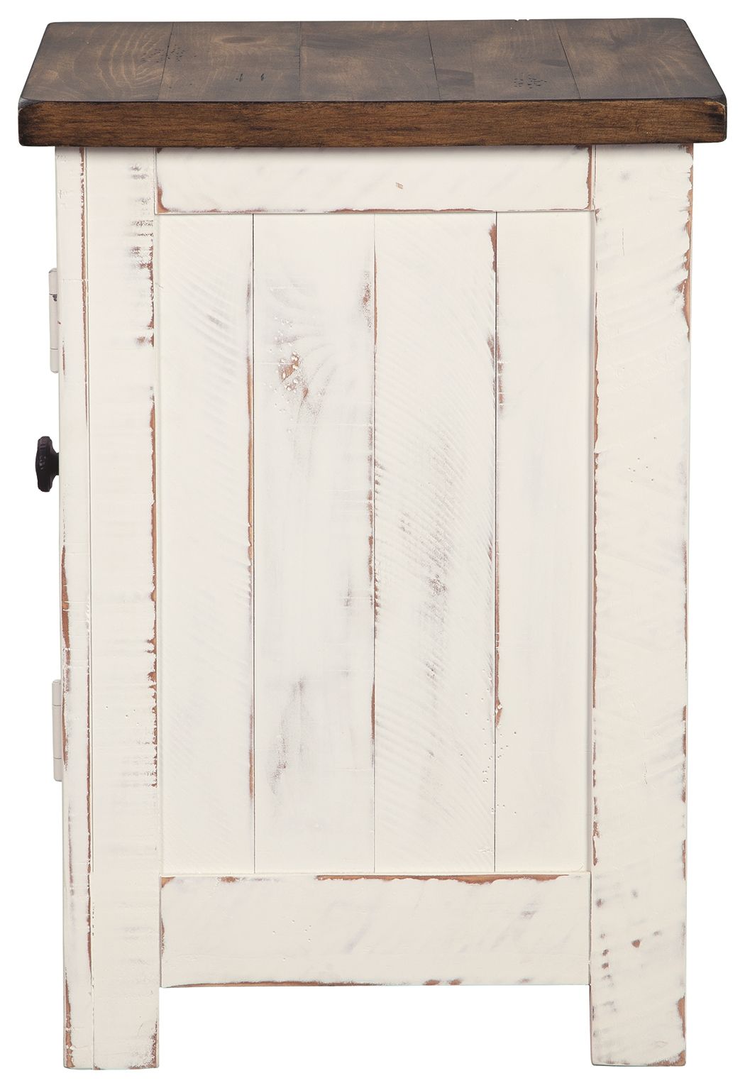 Wystfield - White / Brown - Chair Side End Table by Signature Design by Ashley® | Bel Furniture