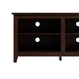 Modern Transitional 3 Shelf Open Storage 70" TV Stand For 80" TVs by Walker Edison | Bel Furniture