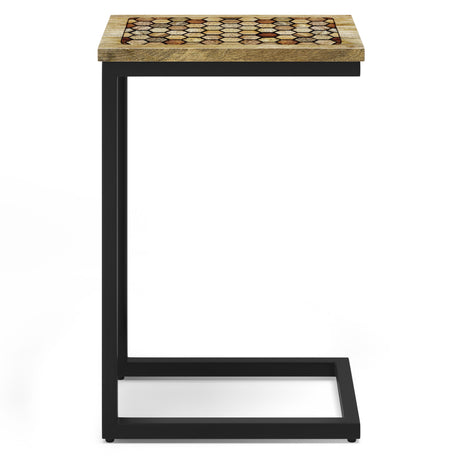 Davisville - C Side Table - Natural by Simpli-Home | Bel Furniture