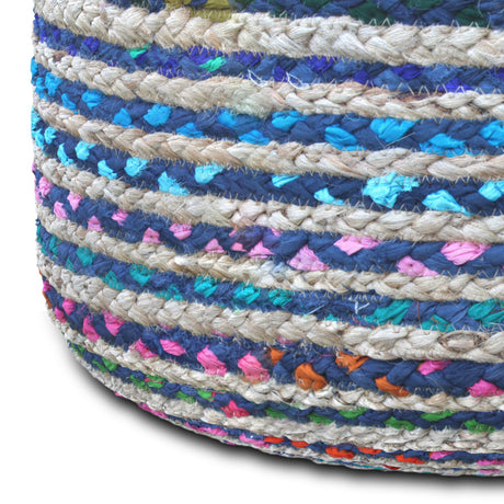 Margo - Handcrafted Round Pouf - view 5
