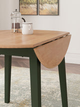 Gesthaven - Round Dining Room Drop Leaf Table by Signature Design by Ashley® | Bel Furniture