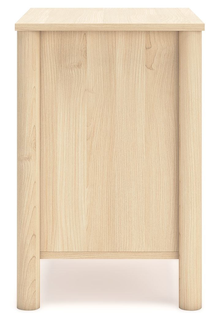 Cabinella - Tan - Two Drawer Night Stand by Signature Design by Ashley® | Bel Furniture
