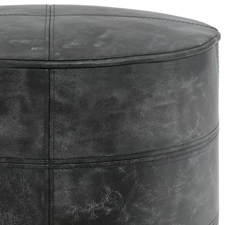 Connor - Handcrafted Round Pouf - view 7