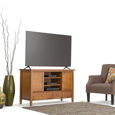 Warm Shaker - Transitional Style TV Media Stand - view 7