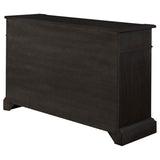Phelps - 2 Door Sideboard Buffet Cabinet - Distressed Noir by CoasterEssence | Bel Furniture