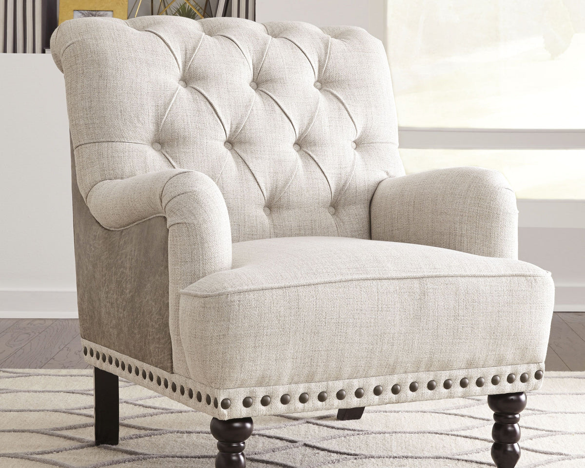 Tartonelle - Ivory / Taupe - Accent Chair by Signature Design by Ashley® | Bel Furniture