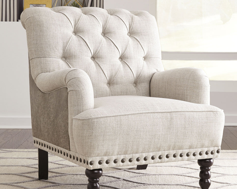 Tartonelle - Ivory / Taupe - Accent Chair